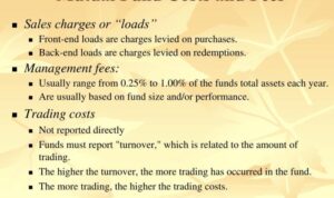 Mutual fund funds fees costs chapter ppt powerpoint presentation